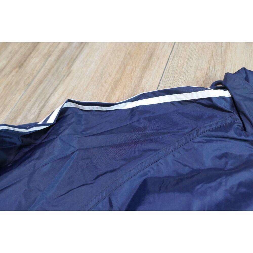 NWT Vintage 90s ADIDAS Jefferson Soccer Men's XL Nylon Full Zip Jacket w/ Hood - Picture 4 of 11